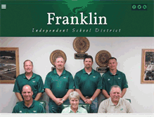 Tablet Screenshot of franklinisd.net